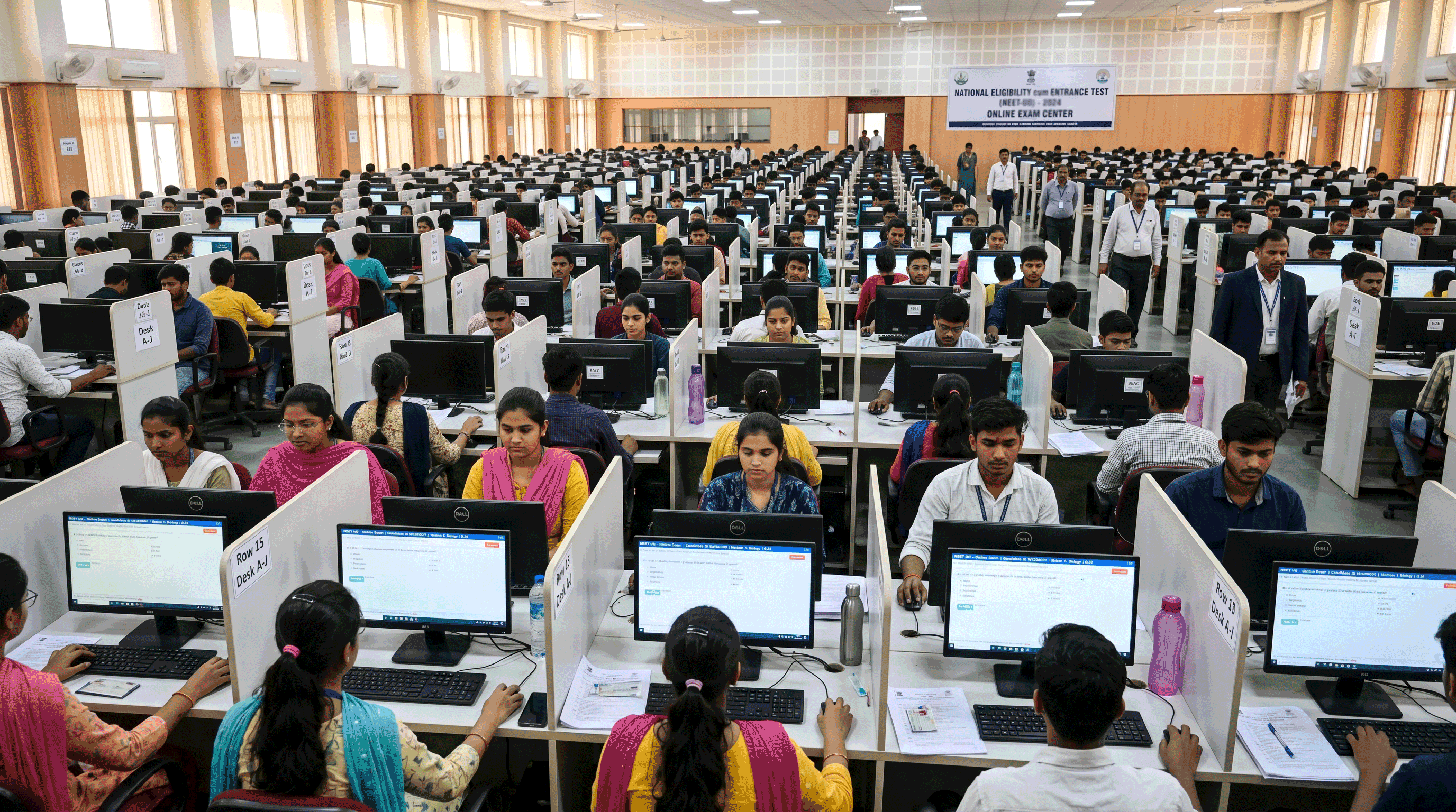 NEET online exam ai generated image