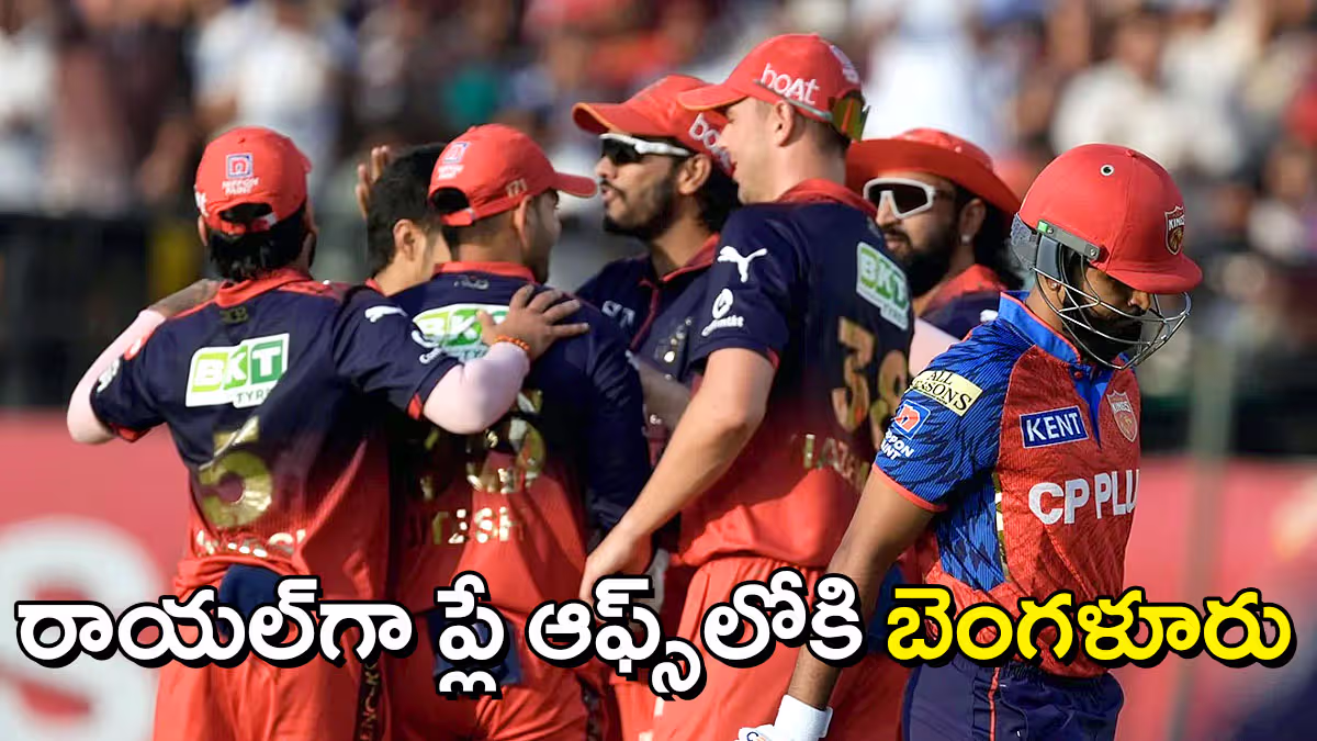  ప్లేఆఫ్స్​లోకి ప్రవేశించిన ఆర్‌సీబీ.. ధర్మశాలలో పంజాబ్​పై ఘనవిజయం