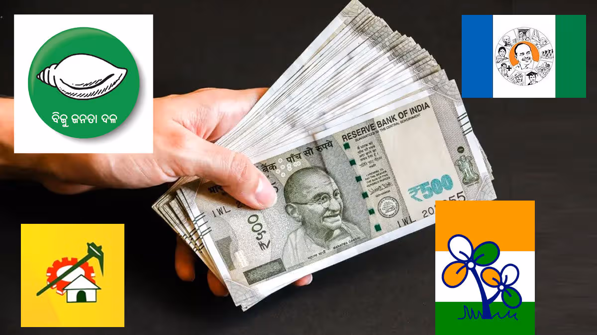 పడిపోతున్న ప్రాంతీయ పార్టీల ఆదాయాలు.. 2024–25లో 52 శాతం తగ్గుదల
