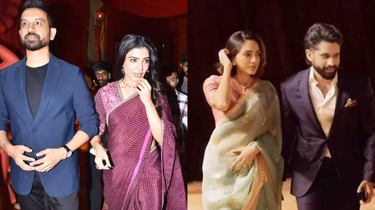 Naga Chaitanya- Samantha | ఒకే వేదికపై నాగచైతన్య–సమంత.. రిసెప్ష‌న్‌లో సంద‌డి చేసిన మాజీ జంట‌