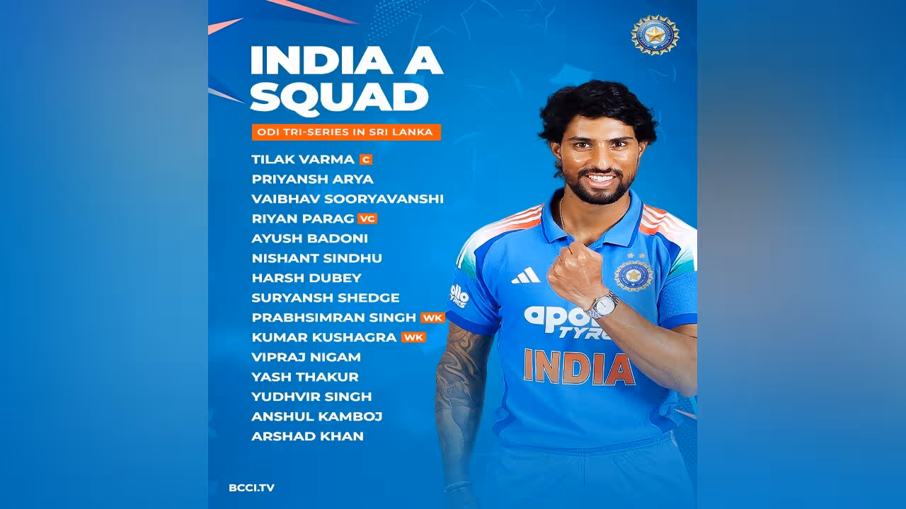 ముక్కణపు వన్డే సిరీస్..టీమిండియా- ఏ జట్టులోకి వైభవ్ ఎంట్రీ !