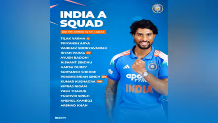 ముక్కణపు వన్డే సిరీస్..టీమిండియా- ఏ జట్టులోకి వైభవ్ ఎంట్రీ !
