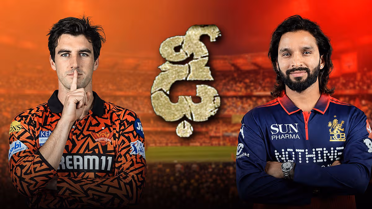 SRH vs RCB IPL 2026 match preview featuring Sunrisers Hyderabad and Royal Challengers Bengaluru players