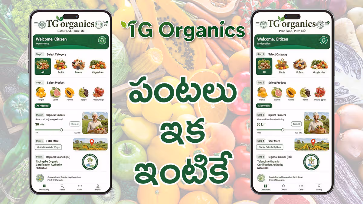 రైతులకు లాభం.. వినియోగదారులకు నాణ్యత – TG Organics యాప్ మే 4న ప్రారంభం