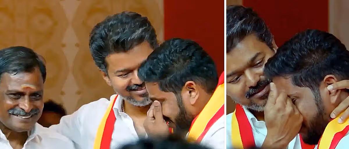 సబరీనాథన్‌ను ఓదార్చుతూ విజయ్ హత్తుకున్న భావోద్వేగ క్షణం