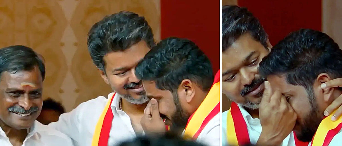 సబరీనాథన్‌ను ఓదార్చుతూ విజయ్ హత్తుకున్న భావోద్వేగ క్షణం