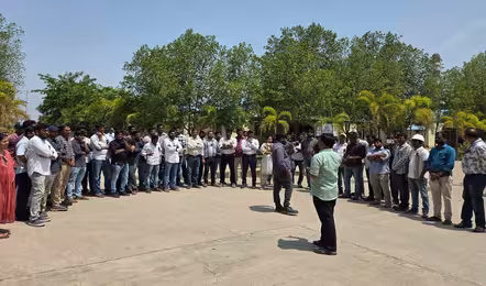 యాదాద్రి థర్మల్ పవర్ ప్లాంట్ ప్రైవేటీకరణకు వ్యతిరేకంగా నిరసనలు