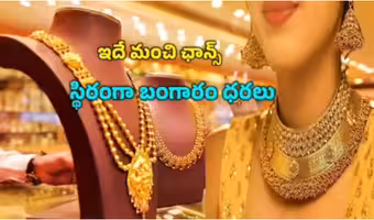 స్థిరంగా బంగారం, వెండి ధరలు