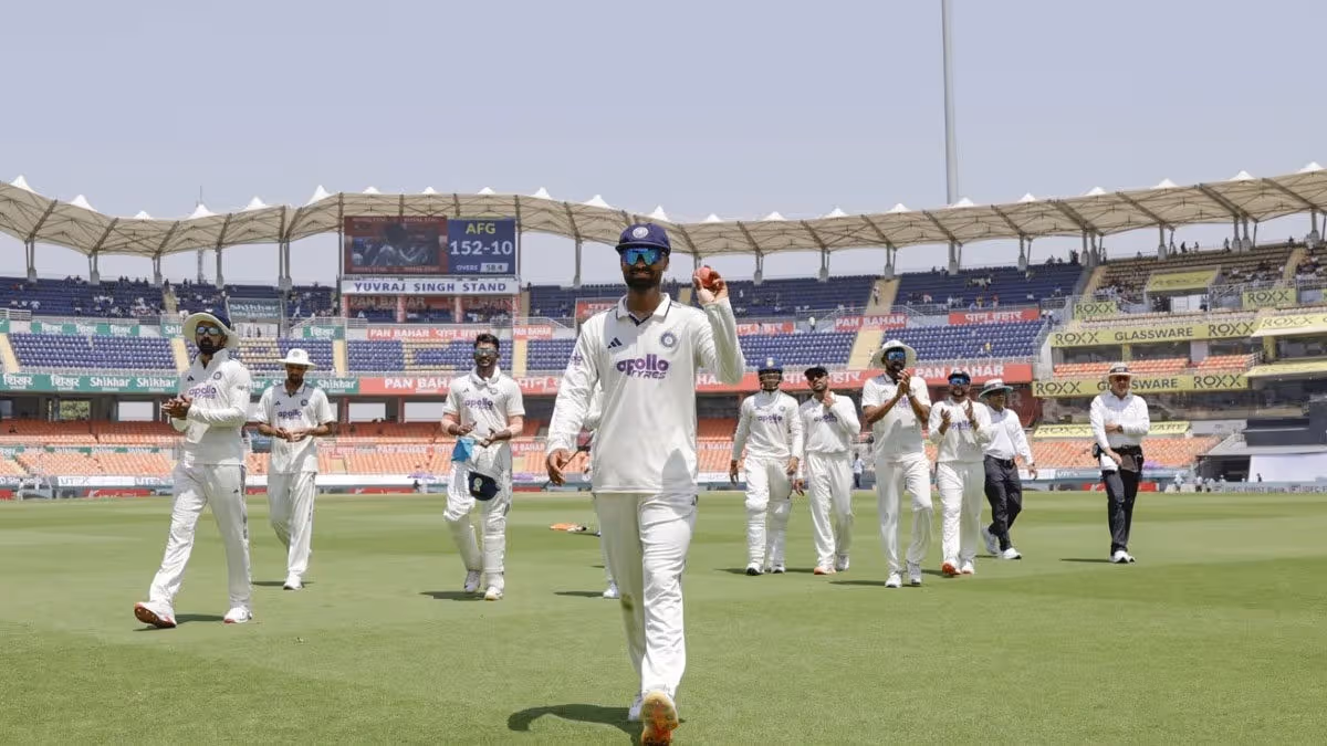 ఆఫ్ఘనిస్తాన్ తో ఏకైక టెస్టులో భారత్ రికార్డు విజయం