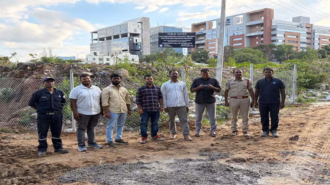 రూ.1000 కోట్ల ప్రభుత్వ భూమిని కాపాడిన హైడ్రా