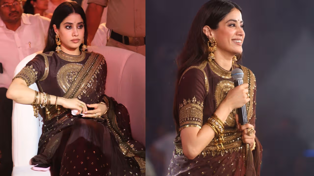 Janhvi Kapoor | ‘పెద్ది’ ప్రీ రిలీజ్ ఈవెంట్‌లో జాన్వీ సందడి.. తెలుగు స్పీచ్‌తో ఆకట్టుకున్న బాలీవుడ్ బ్యూటీ