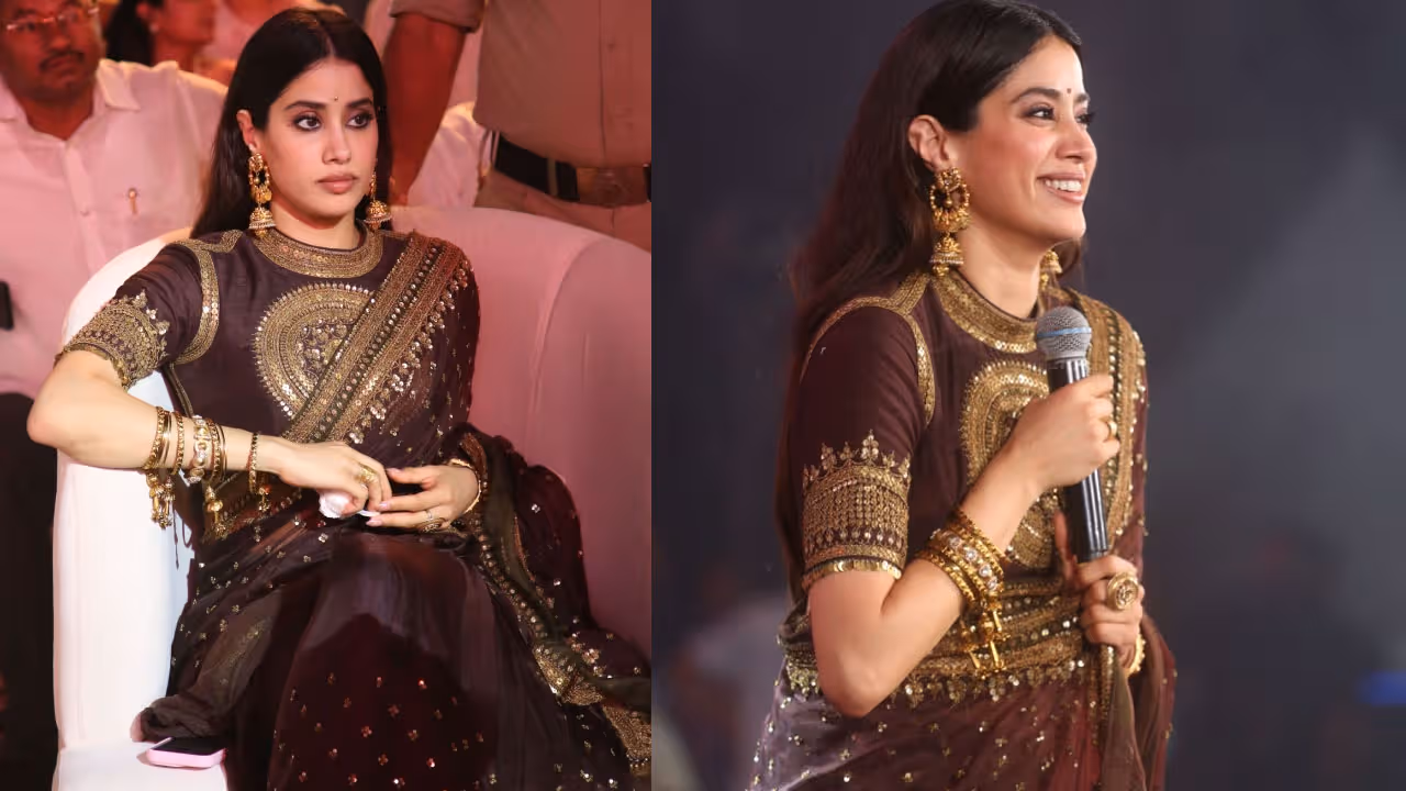 Janhvi Kapoor | ‘పెద్ది’ ప్రీ రిలీజ్ ఈవెంట్‌లో జాన్వీ సందడి.. తెలుగు స్పీచ్‌తో ఆకట్టుకున్న బాలీవుడ్ బ్యూటీ