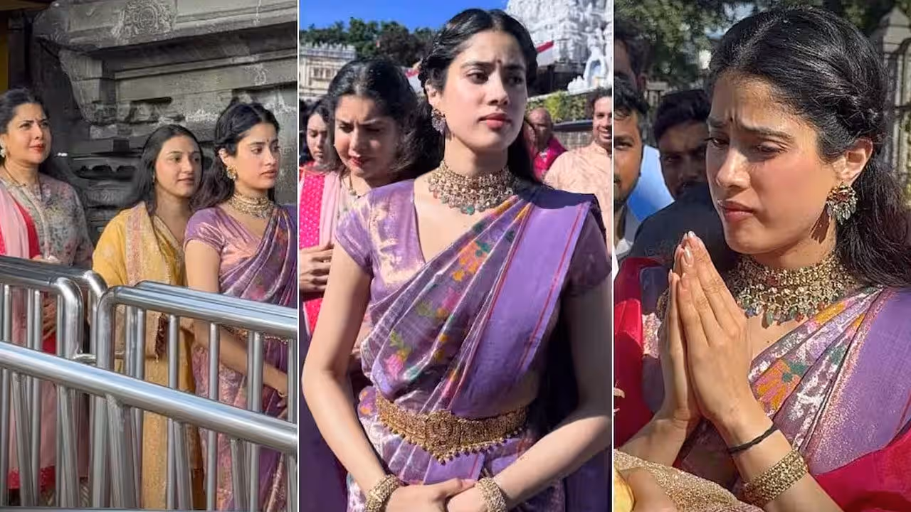 Janhvi Kapoor | ‘పెద్ది’ విజయానికి తిరుమలలో జాన్వీ కపూర్ ప్రత్యేక ప్రార్థనలు.. కాలినడకన 3550 మెట్లు ఎక్కిన హీరోయిన్