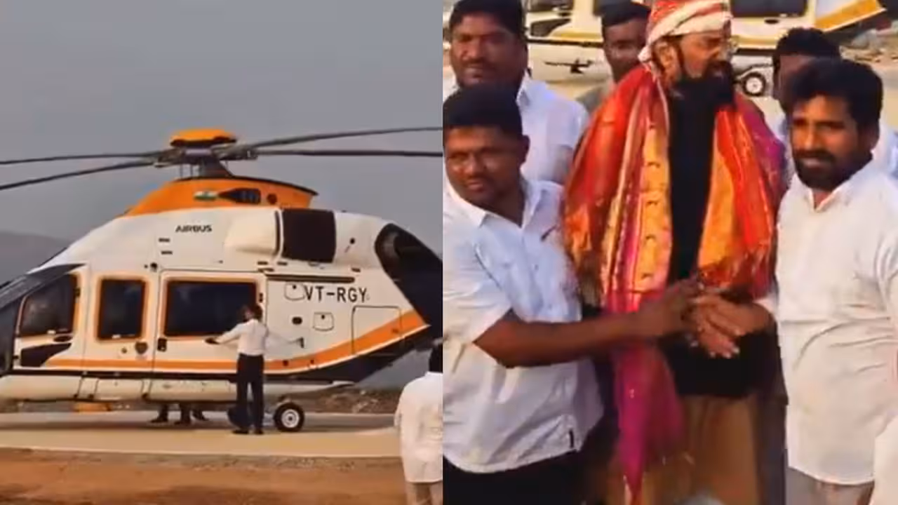 వినియోగంలోకి కొత్త హెలికాప్టర్…అద్దెకేనా..కొన్నారా ?