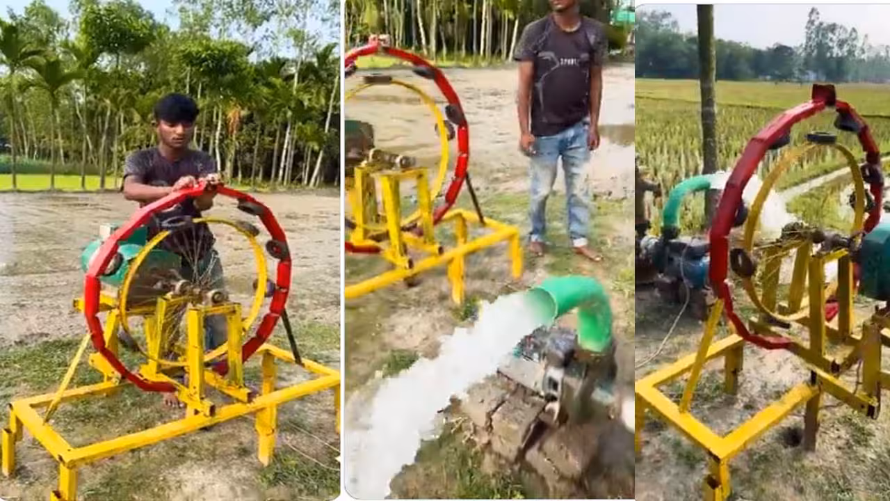 అయస్కాంతాలతో మోటార్ రన్నింగ్…యువకుడి వండర్ క్రియేషన్