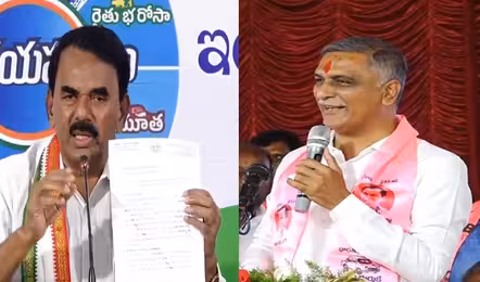 అప్పులపై మంత్రి జూపల్లి వర్సెస్ హరీశ్ రావు ఫైట్