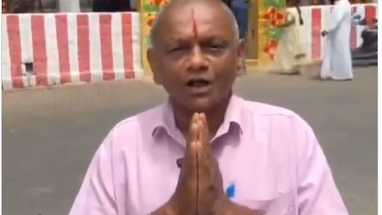 తిరుమలకు 481 సార్లు కాలినడకన వెళ్లిన భక్తుడు..వైరల్