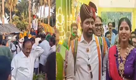 వైరల్..ఎడ్లబండిపై ఊరేగింపుగా పెళ్లి మండపానికి సాఫ్ట్‌వేర్ వరుడు!