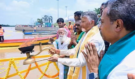 దేశ పురోగతి మార్గం..నదుల అనుసంధానం : సీఎం చంద్రబాబు