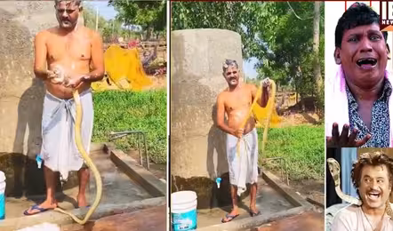 ఇదేమి చోద్యం…హమామ్ సబ్బుతో పాముకు స్నానం..వైరల్ వీడియో