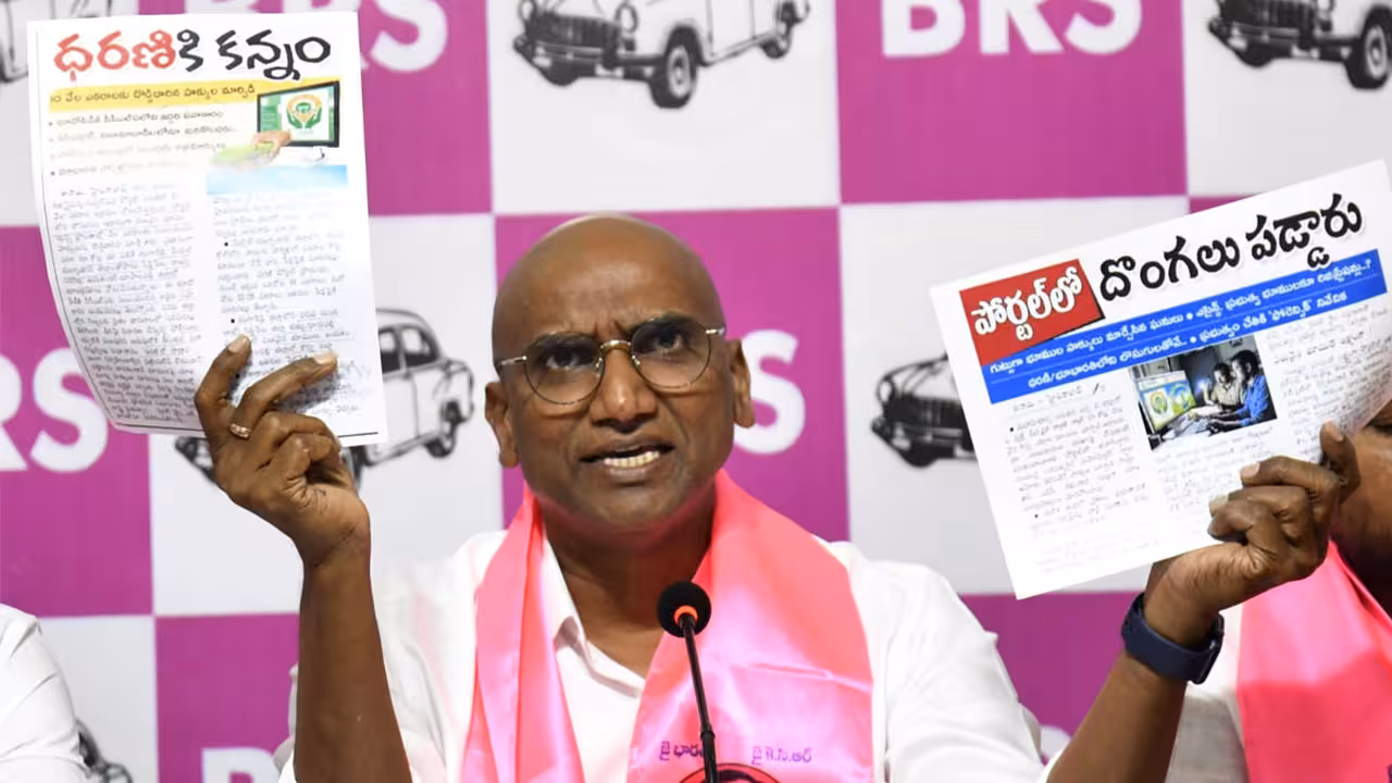 రేవంత్ రెడ్డి, పొంగులేటి రూ.10 వేల కోట్ల బాహుబలి కుంభకోణం.. 22 వేల అక్రమ భూ బదలాయింపులు..