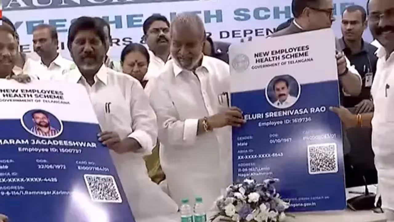 తెలంగాణలో ఉద్యోగుల ఆరోగ్య పథకం ప్రారంభం